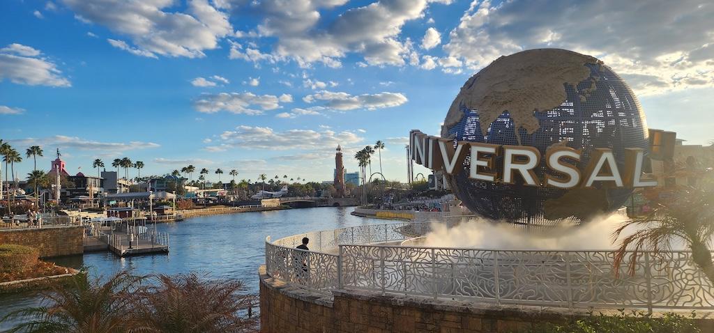 Universal Studios Globe in Orlando, Florida